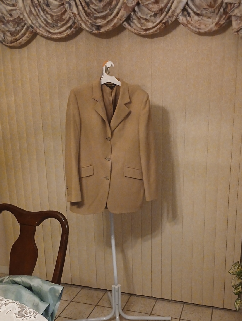 Brooks Brothers Tan Blazer - Three-Button Blazer Coat 100%CAMEL HAIR sz.6 womens